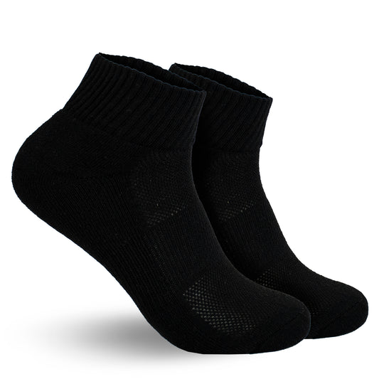 Calcetines Cortos Negros para Hombre - 3 Pack
