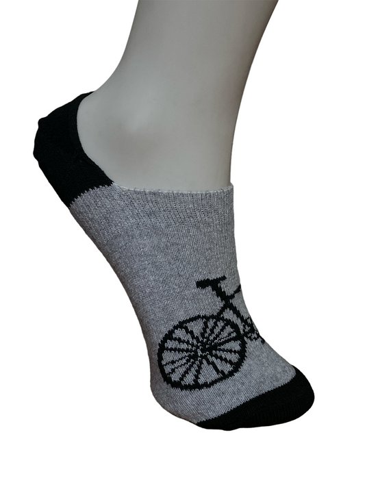 Calcetín Invisible Gris/Negro para Niño