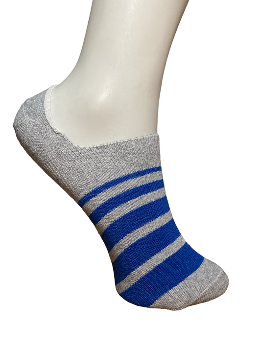 Calcetín Invisible Gris/Azul para Niño